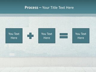 A Person Sitting On A Bench In Front Of A Wall PowerPoint Template