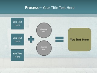 A Person Sitting On A Bench In Front Of A Wall PowerPoint Template