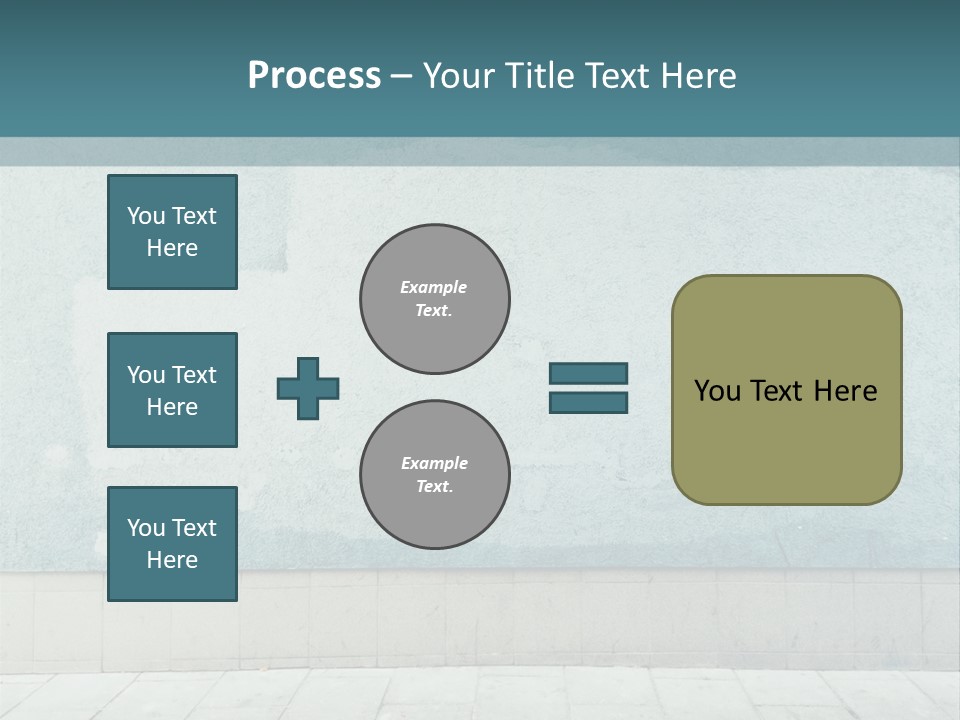 A Person Sitting On A Bench In Front Of A Wall PowerPoint Template
