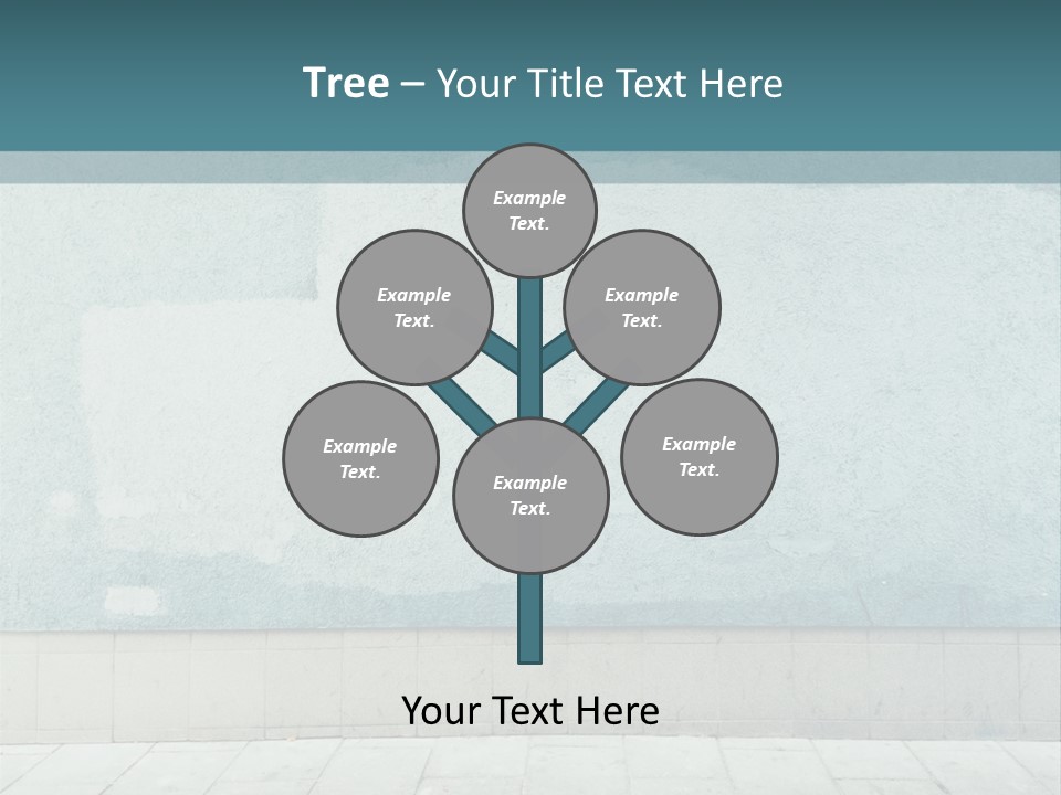 A Person Sitting On A Bench In Front Of A Wall PowerPoint Template