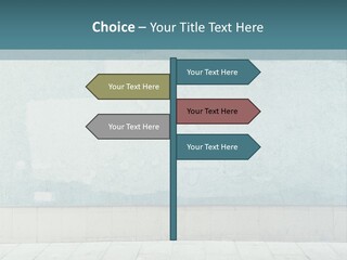 A Person Sitting On A Bench In Front Of A Wall PowerPoint Template