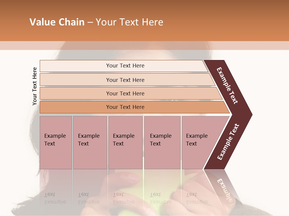 A Woman Holding A Cup Of Coffee In Her Hands PowerPoint Template