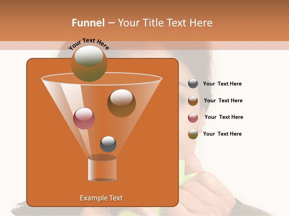 A Woman Holding A Cup Of Coffee In Her Hands PowerPoint Template