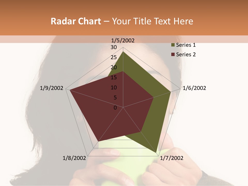 A Woman Holding A Cup Of Coffee In Her Hands PowerPoint Template