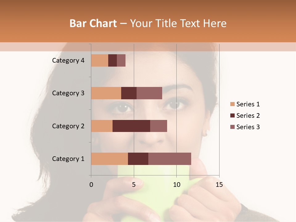 A Woman Holding A Cup Of Coffee In Her Hands PowerPoint Template