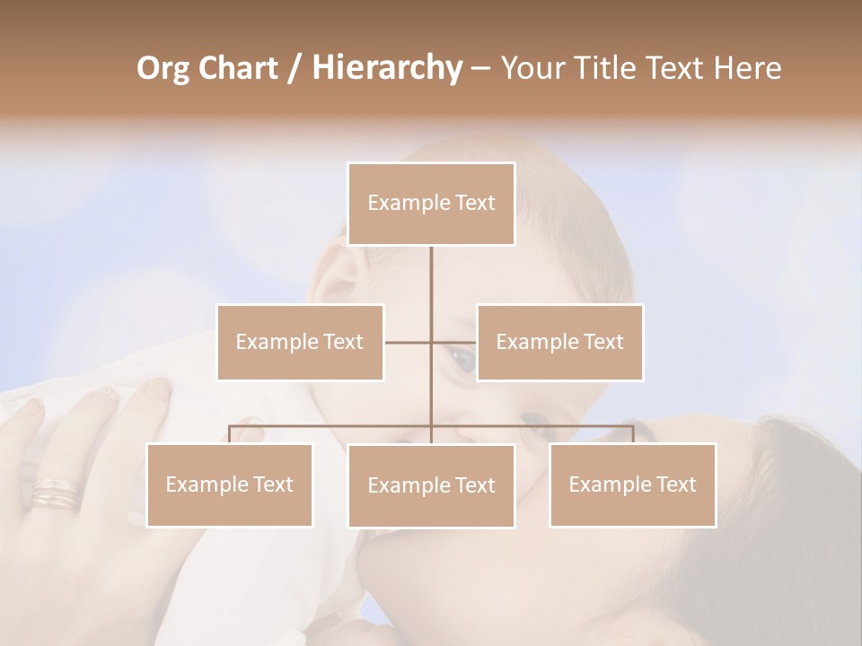 A Woman Holding A Baby In Her Arms PowerPoint Template