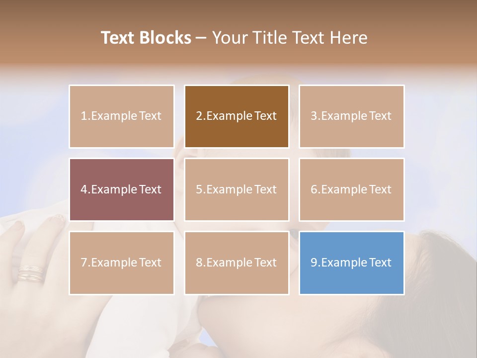 A Woman Holding A Baby In Her Arms PowerPoint Template