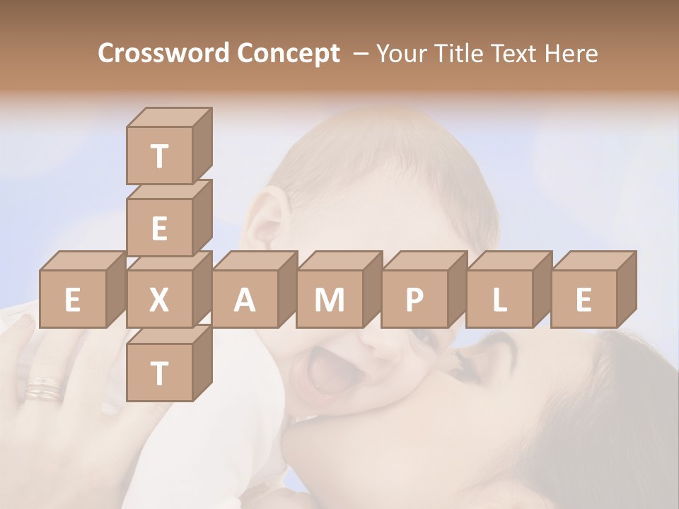 A Woman Holding A Baby In Her Arms PowerPoint Template