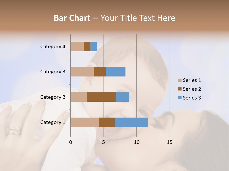 A Woman Holding A Baby In Her Arms PowerPoint Template