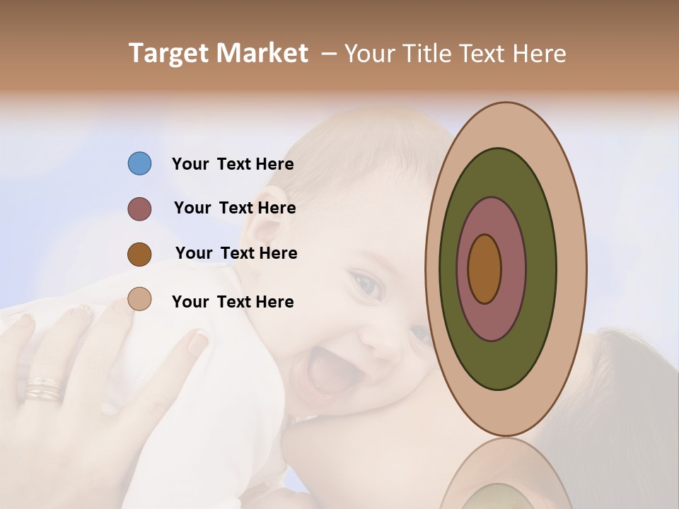 A Woman Holding A Baby In Her Arms PowerPoint Template