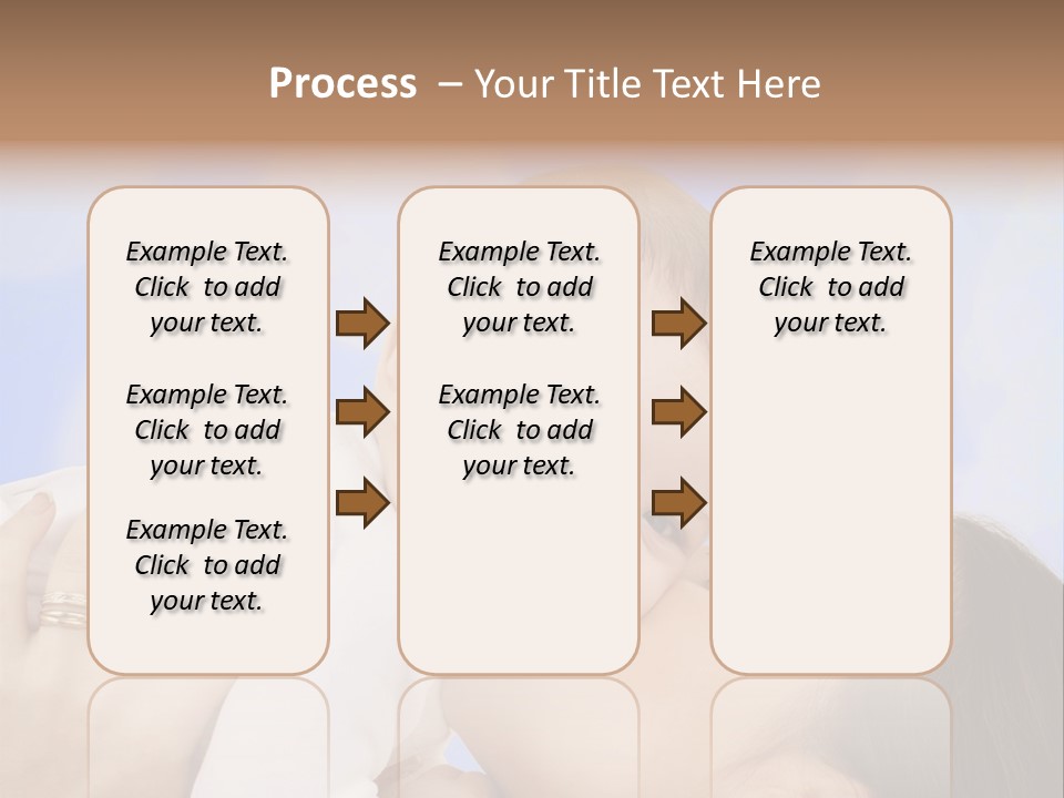 A Woman Holding A Baby In Her Arms PowerPoint Template