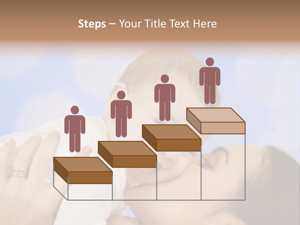 A Woman Holding A Baby In Her Arms PowerPoint Template