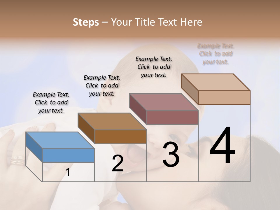 A Woman Holding A Baby In Her Arms PowerPoint Template