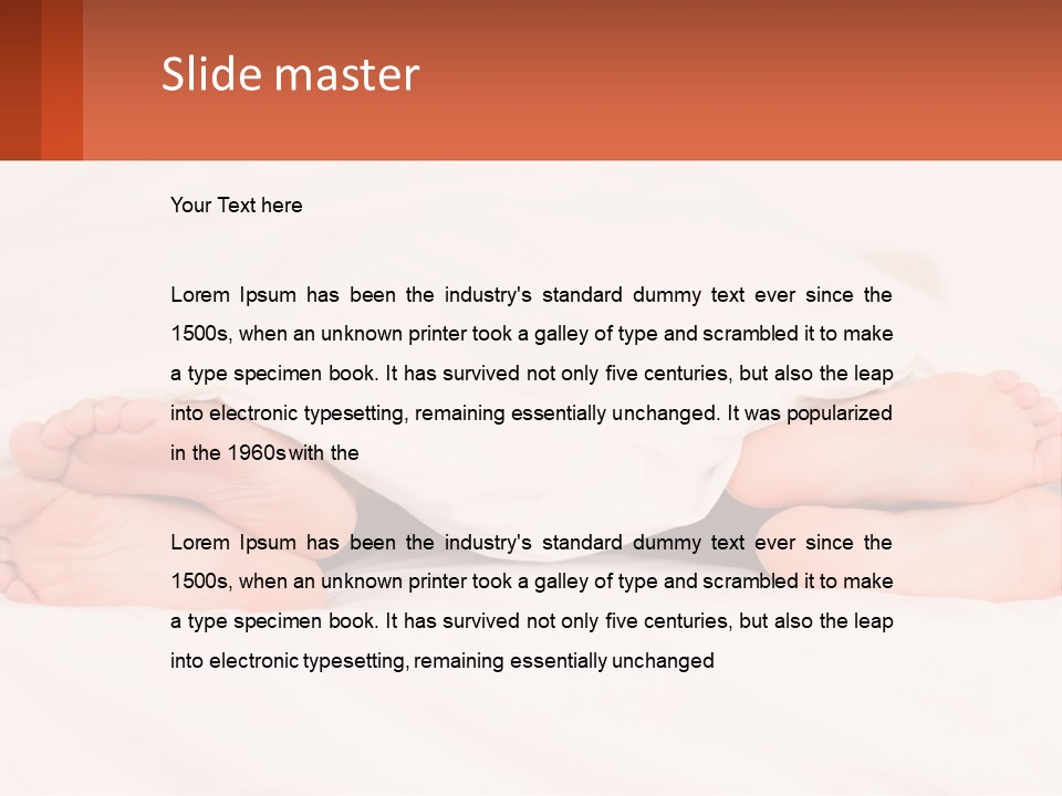 A Person Laying In Bed Under A White Blanket PowerPoint Template