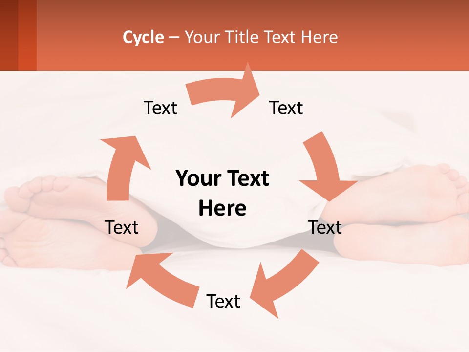 A Person Laying In Bed Under A White Blanket PowerPoint Template