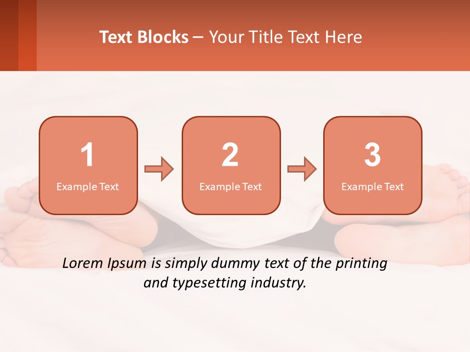 A Person Laying In Bed Under A White Blanket PowerPoint Template