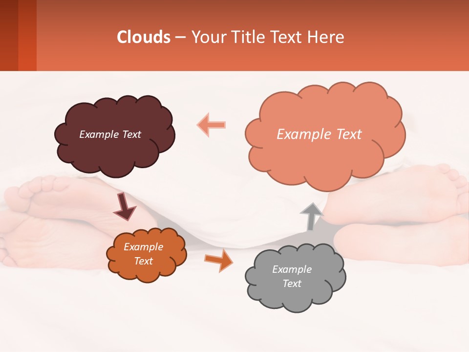 A Person Laying In Bed Under A White Blanket PowerPoint Template