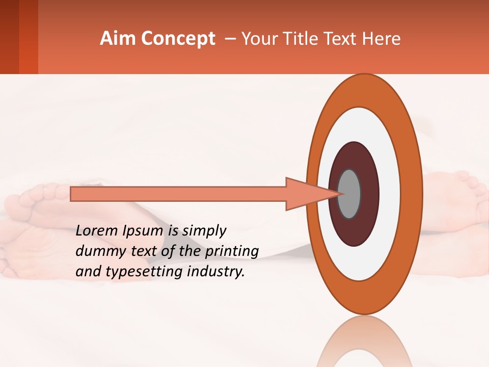 A Person Laying In Bed Under A White Blanket PowerPoint Template