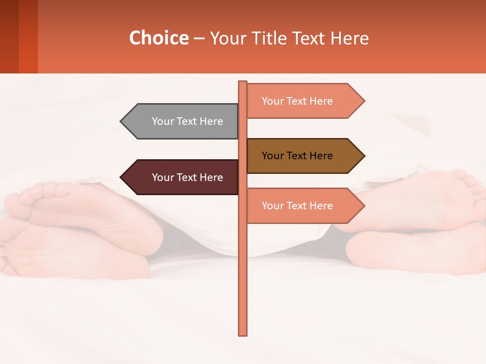 A Person Laying In Bed Under A White Blanket PowerPoint Template
