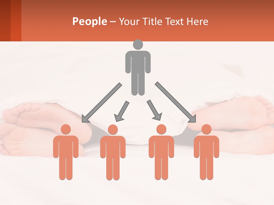 A Person Laying In Bed Under A White Blanket PowerPoint Template