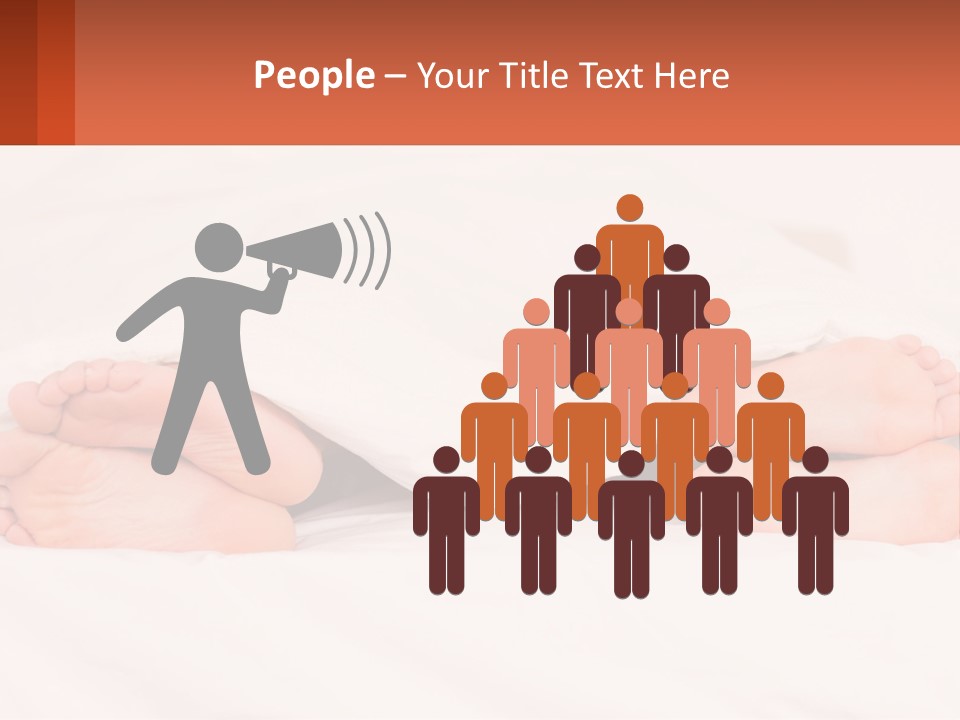 A Person Laying In Bed Under A White Blanket PowerPoint Template