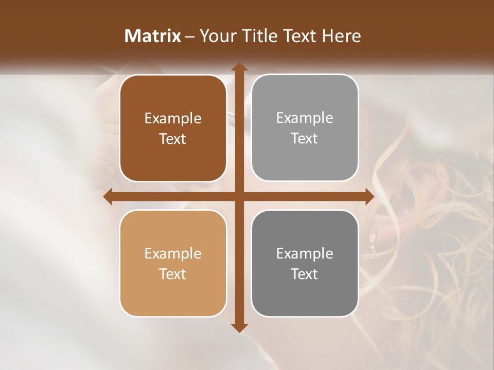 A Woman Getting Her Makeup Done By A Professional Makeup Artist PowerPoint Template