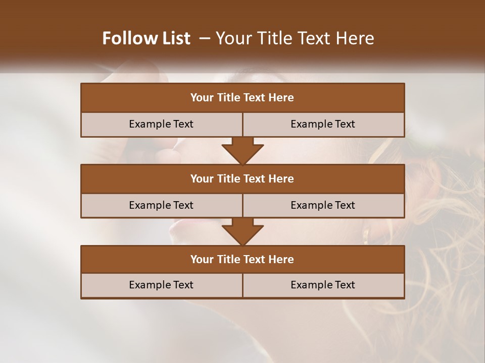 A Woman Getting Her Makeup Done By A Professional Makeup Artist PowerPoint Template