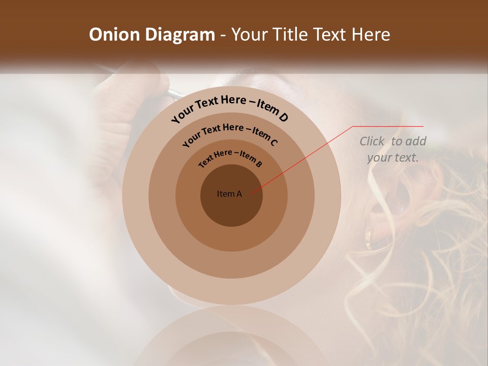 A Woman Getting Her Makeup Done By A Professional Makeup Artist PowerPoint Template