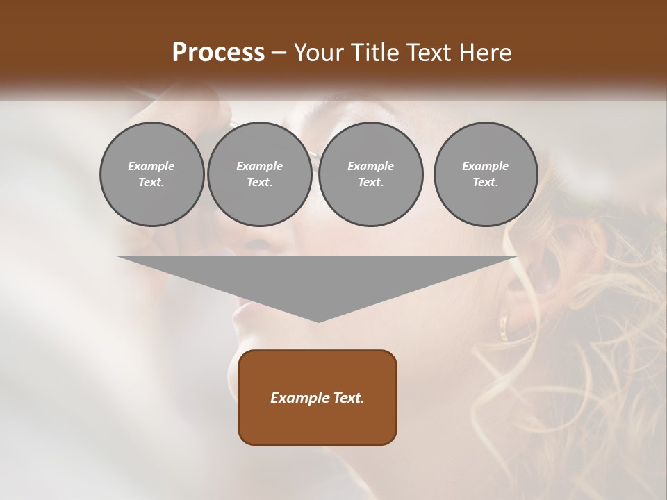A Woman Getting Her Makeup Done By A Professional Makeup Artist PowerPoint Template