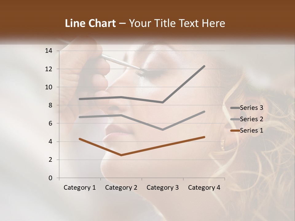 A Woman Getting Her Makeup Done By A Professional Makeup Artist PowerPoint Template