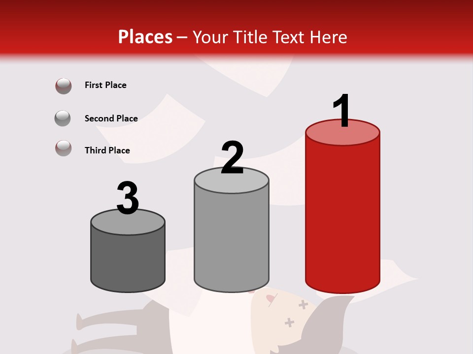 A Man Is Laying Down On A Pile Of Papers PowerPoint Template