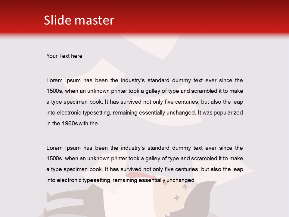 A Man Is Laying Down On A Pile Of Papers PowerPoint Template