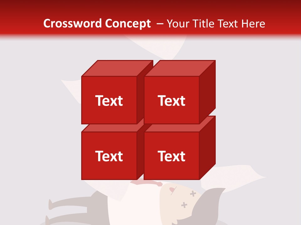 A Man Is Laying Down On A Pile Of Papers PowerPoint Template