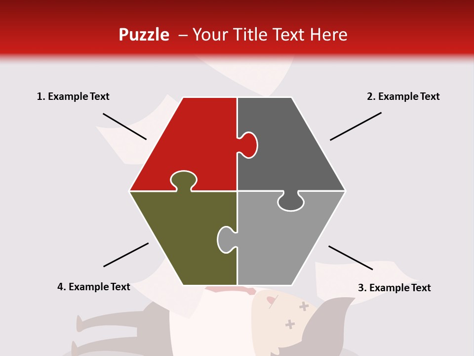 A Man Is Laying Down On A Pile Of Papers PowerPoint Template