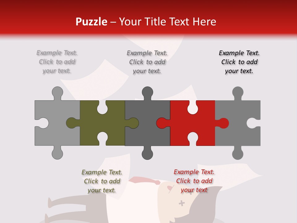 A Man Is Laying Down On A Pile Of Papers PowerPoint Template