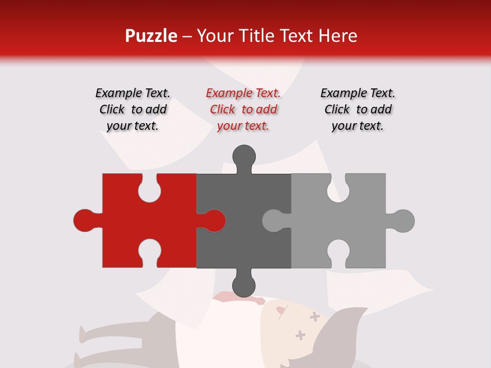 A Man Is Laying Down On A Pile Of Papers PowerPoint Template