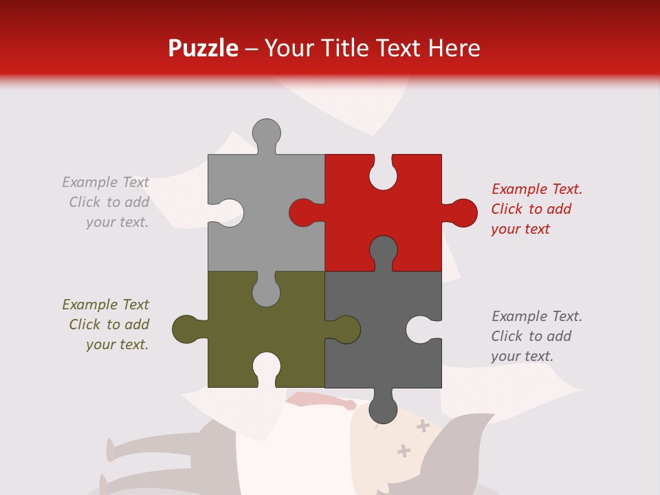 A Man Is Laying Down On A Pile Of Papers PowerPoint Template