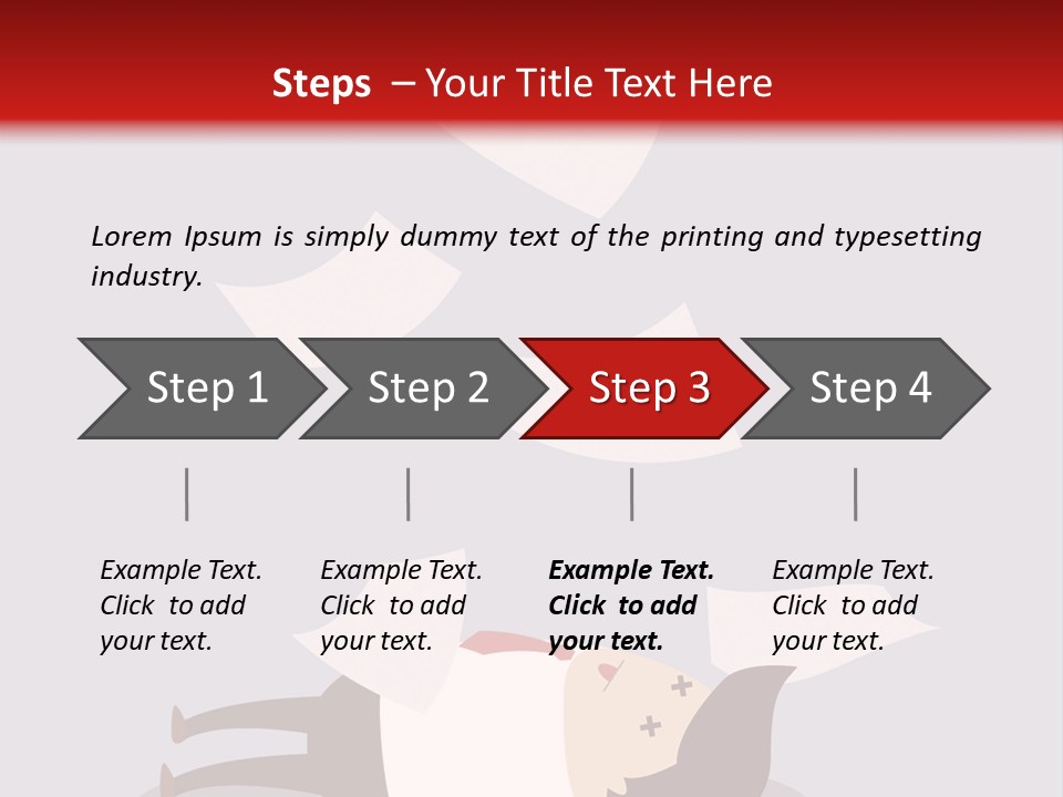 A Man Is Laying Down On A Pile Of Papers PowerPoint Template