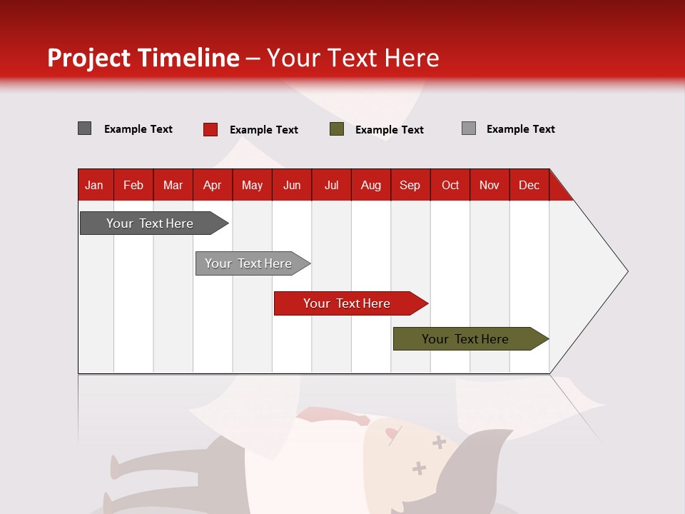 A Man Is Laying Down On A Pile Of Papers PowerPoint Template