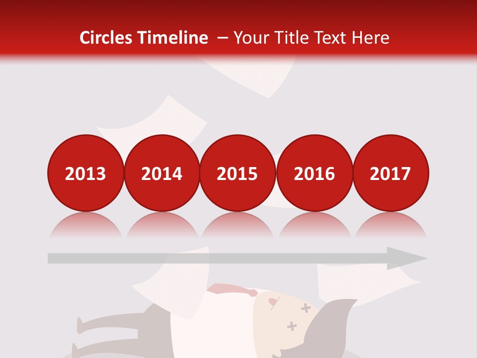 A Man Is Laying Down On A Pile Of Papers PowerPoint Template