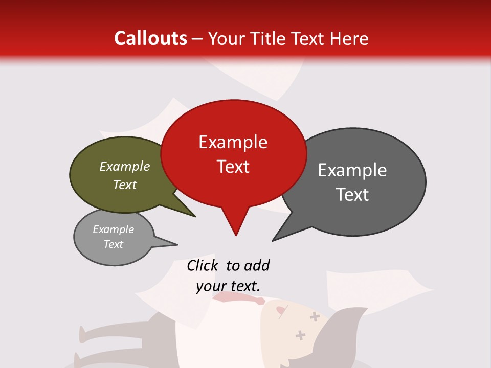 A Man Is Laying Down On A Pile Of Papers PowerPoint Template