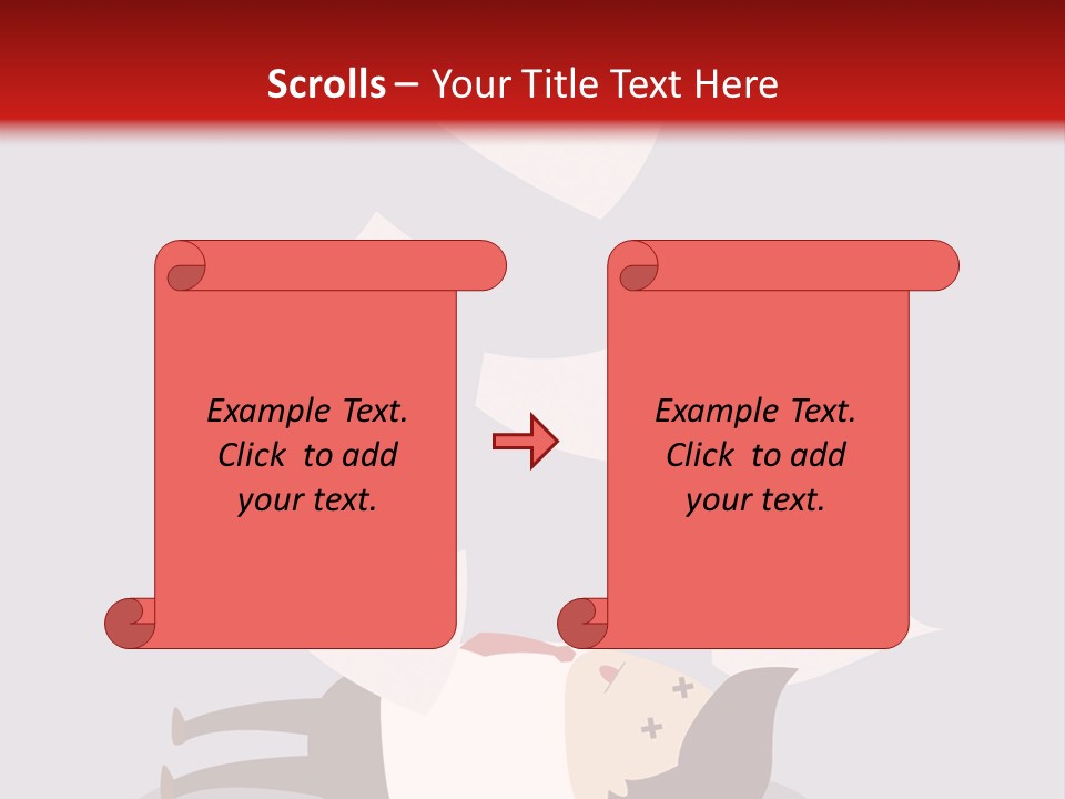 A Man Is Laying Down On A Pile Of Papers PowerPoint Template