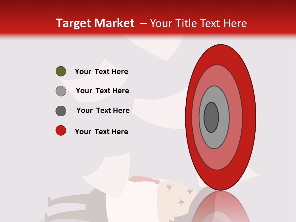 A Man Is Laying Down On A Pile Of Papers PowerPoint Template