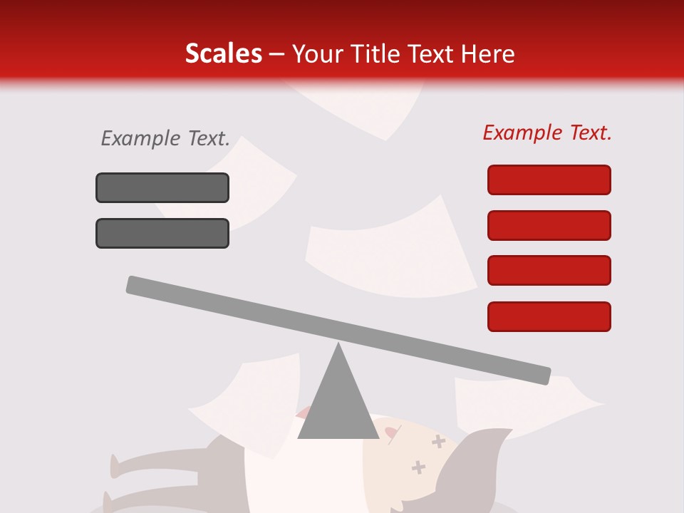 A Man Is Laying Down On A Pile Of Papers PowerPoint Template