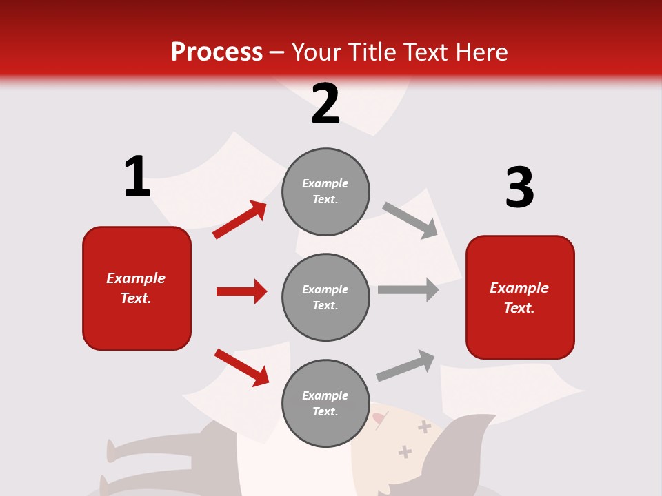A Man Is Laying Down On A Pile Of Papers PowerPoint Template