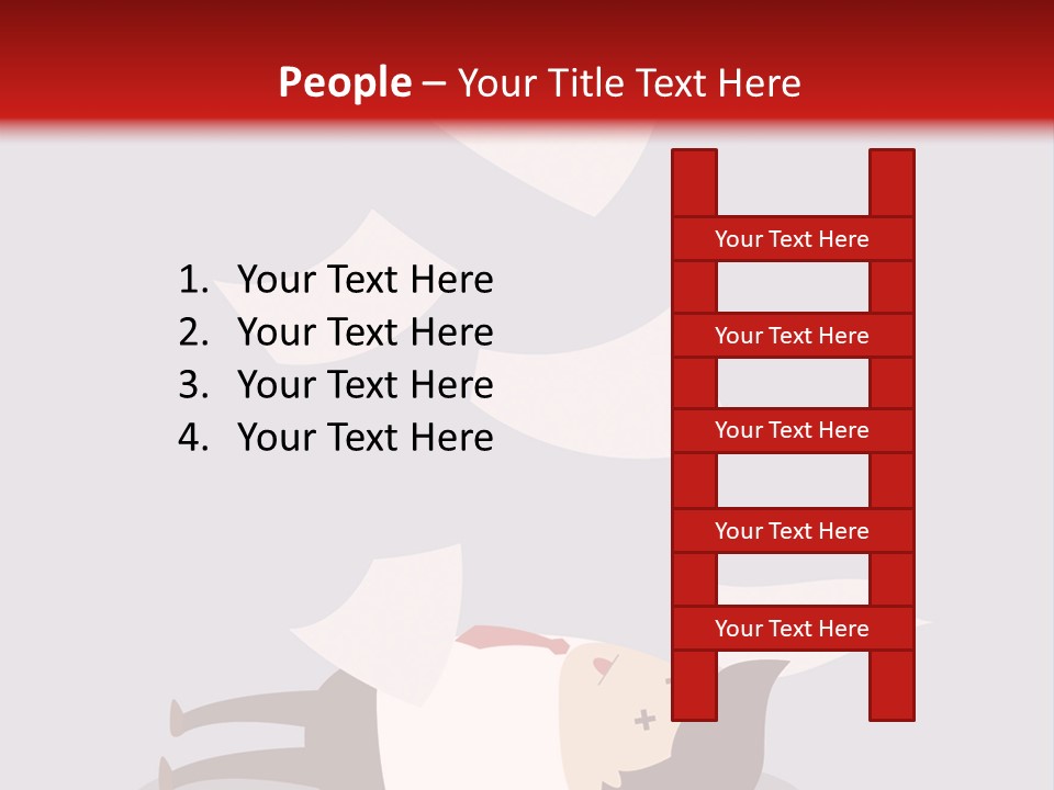 A Man Is Laying Down On A Pile Of Papers PowerPoint Template