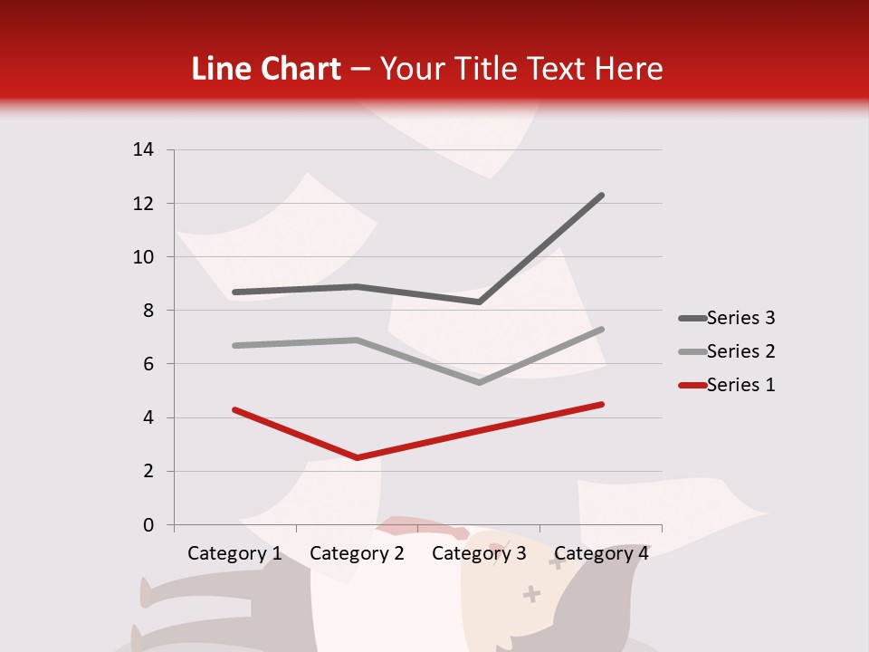 A Man Is Laying Down On A Pile Of Papers PowerPoint Template