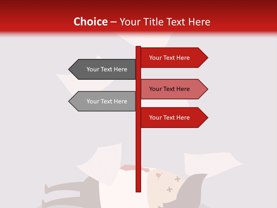 A Man Is Laying Down On A Pile Of Papers PowerPoint Template