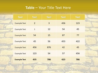 A Cobblestone Road With A Yellow Sign That Says Name Of Presentation Company Name PowerPoint Template