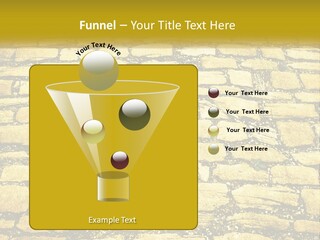 A Cobblestone Road With A Yellow Sign That Says Name Of Presentation Company Name PowerPoint Template